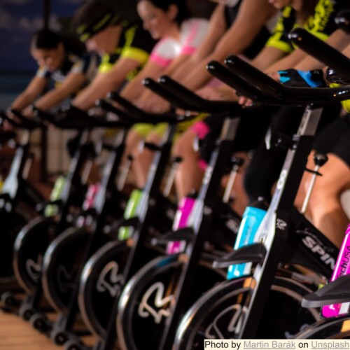 Spinning class photo