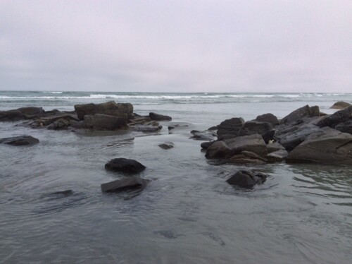 Beach and rocks