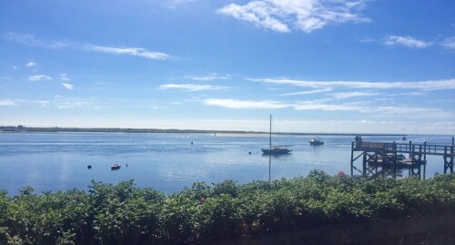 Harbor scene in Yarmouth, MA